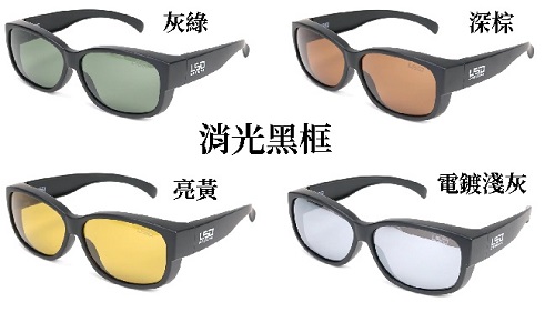 【忠孝店】L.S.D. DESIGNS Overglass Type2 百搭款包覆式偏光鏡